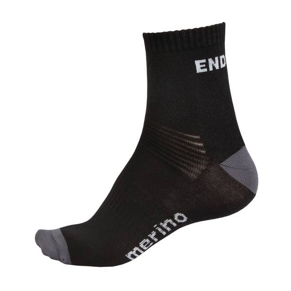 BaaBaa Merino Sock (Twin Pack) - Black/None