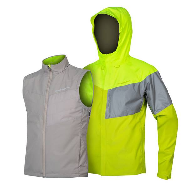 Urban Luminite 3 in 1 Jacket II - Hi-Viz Yellow