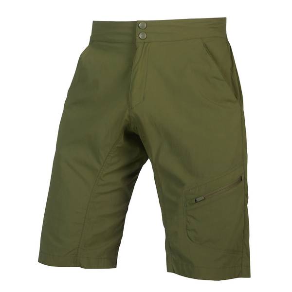 Hummvee Lite Short with Liner - Olive Green