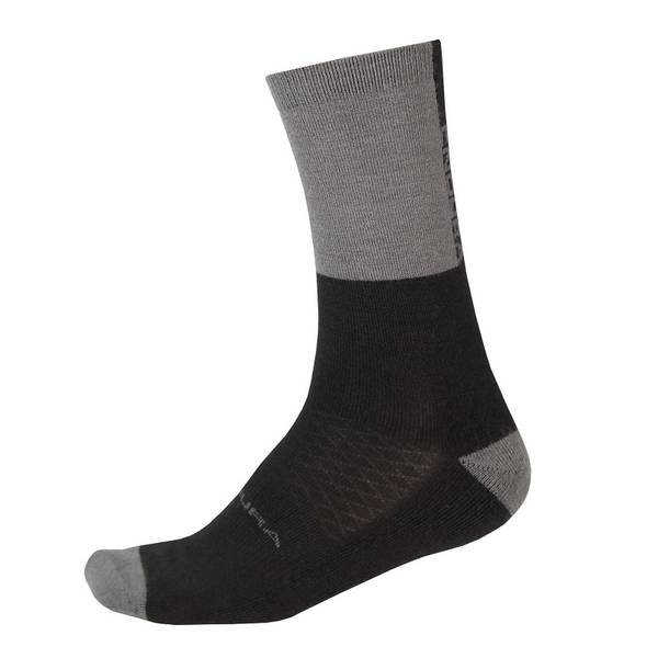 BaaBaa Merino Winter Sock - Black